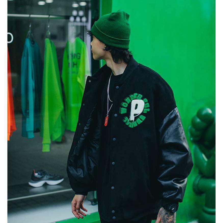 BASEBALL JACKET "CRÉATION" - Shyrz - streetwear - y2k - casual - vanilla 