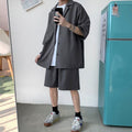 ENSEMBLE HOMME ÉTÉ - Shyrz - streetwear - y2k - casual - vanilla 