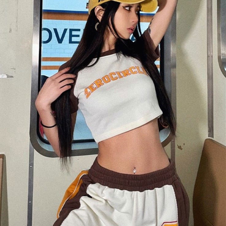 ENSEMBLE "ZEROCIRCLE" - Shyrz - streetwear - y2k - casual - vanilla 