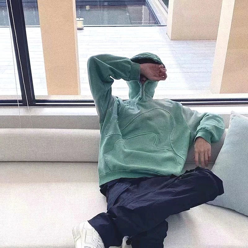 HOODIE "ASSEMBLED" - Shyrz - streetwear - y2k - casual - vanilla 