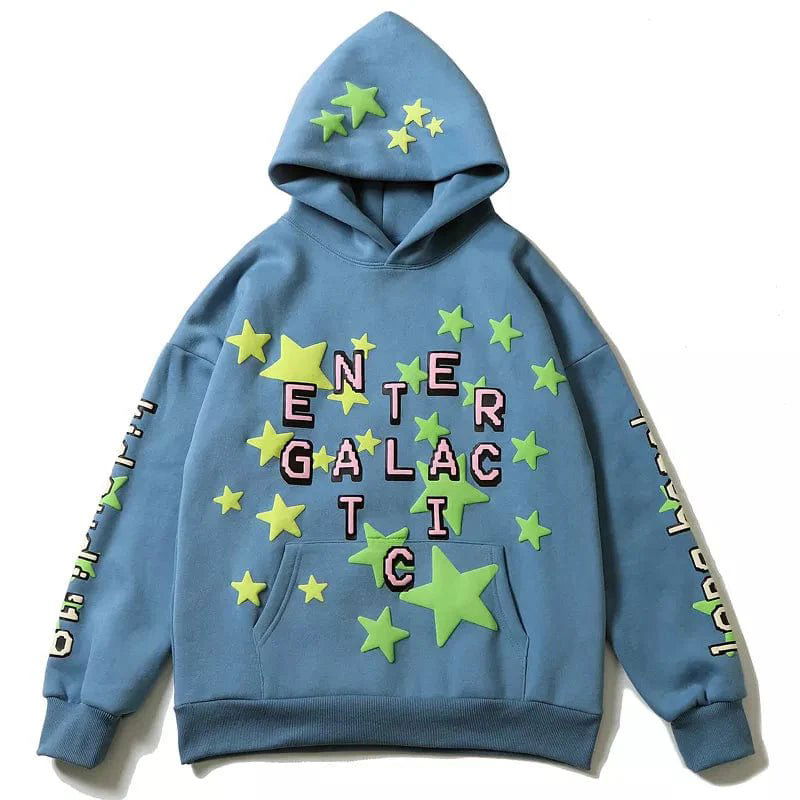 HOODIE "ENTERGALACTIC" - Shyrz - streetwear - y2k - casual - vanilla 