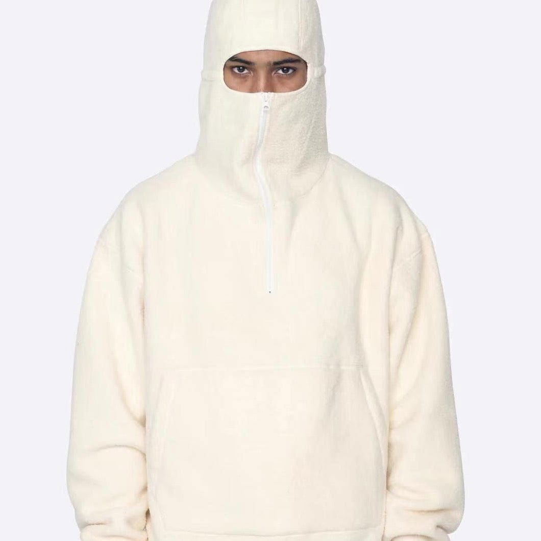 HOODIE "SPYMEN" - Shyrz - streetwear - y2k - casual - vanilla 