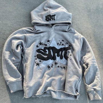 HOODIE "STMT" - Shyrz - streetwear - y2k - casual - vanilla 