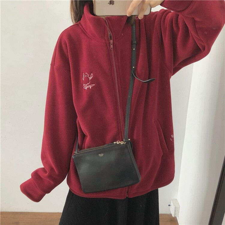 JACKET "WINTER IS COMING" - Shyrz - streetwear - y2k - casual - vanilla 