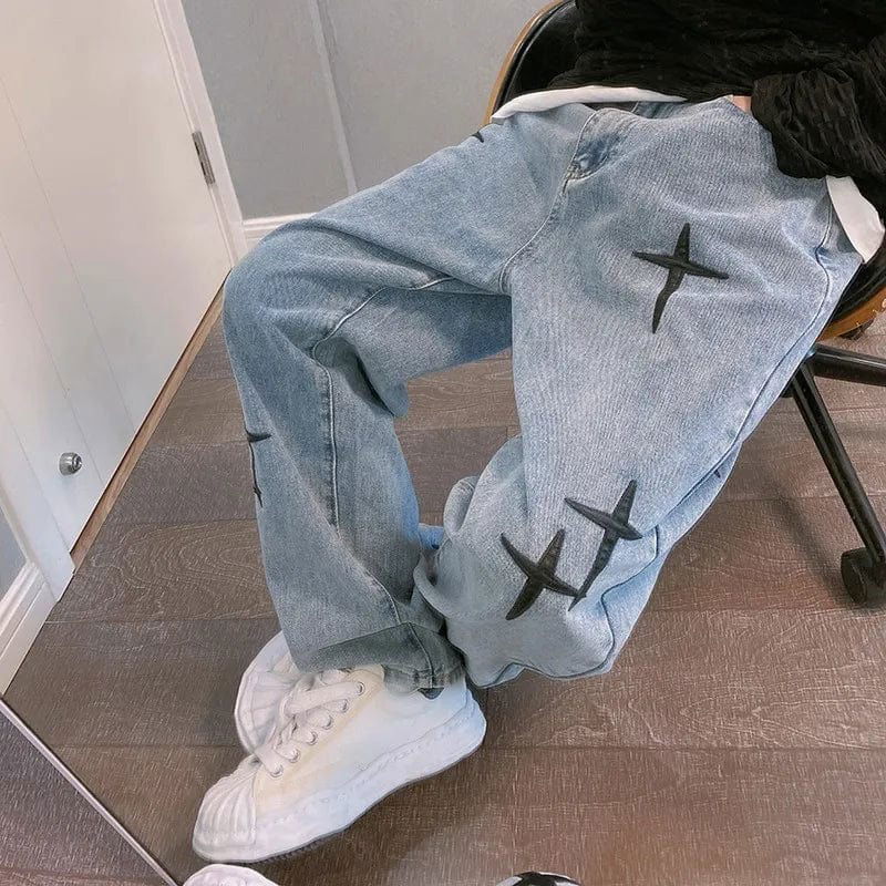 JEAN  "URBAN VIBES " - Shyrz - streetwear - y2k - casual - vanilla 