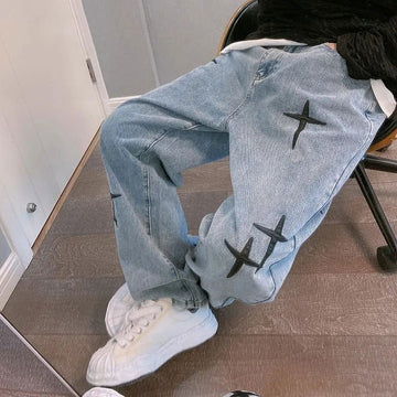 JEAN  "URBAN VIBES " - Shyrz - streetwear - y2k - casual - vanilla 
