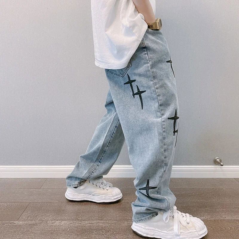 JEAN  "URBAN VIBES " - Shyrz - streetwear - y2k - casual - vanilla 