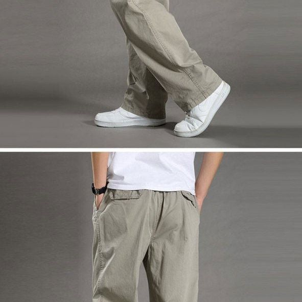 LARGE PANT - Shyrz - streetwear - y2k - casual - vanilla 