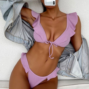 MAILLOT DE BAIN "EMMY" - Shyrz - streetwear - y2k - casual - vanilla 