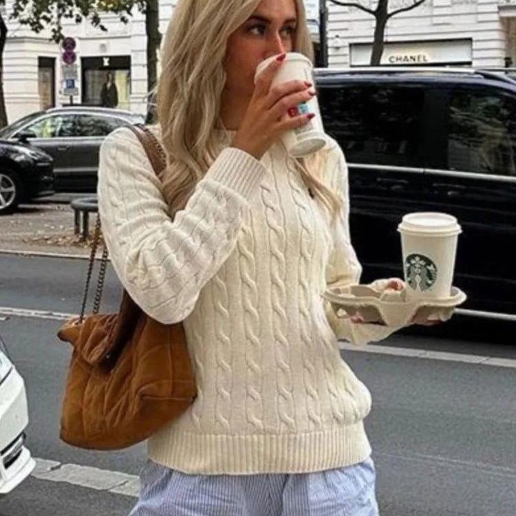 PULL AMENA - Shyrz - streetwear - y2k - casual - vanilla 