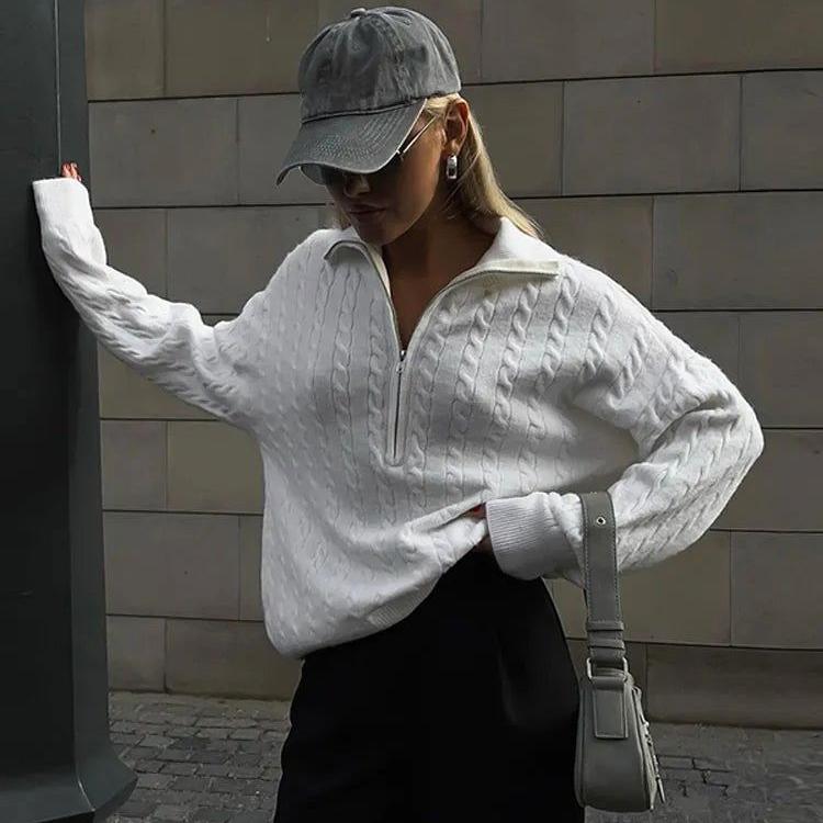 PULL ANDY - Shyrz - streetwear - y2k - casual - vanilla 