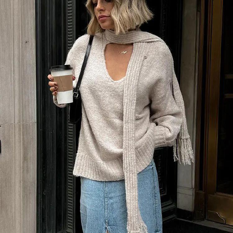 PULL ANGELA - Shyrz - streetwear - y2k - casual - vanilla 