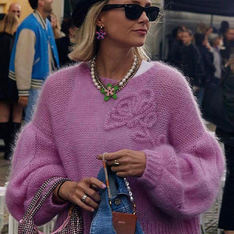 PULL FLOWERS - Shyrz - streetwear - y2k - casual - vanilla 