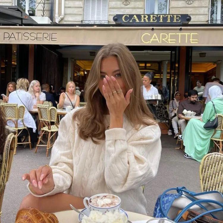 PULL LIA - Shyrz - streetwear - y2k - casual - vanilla 