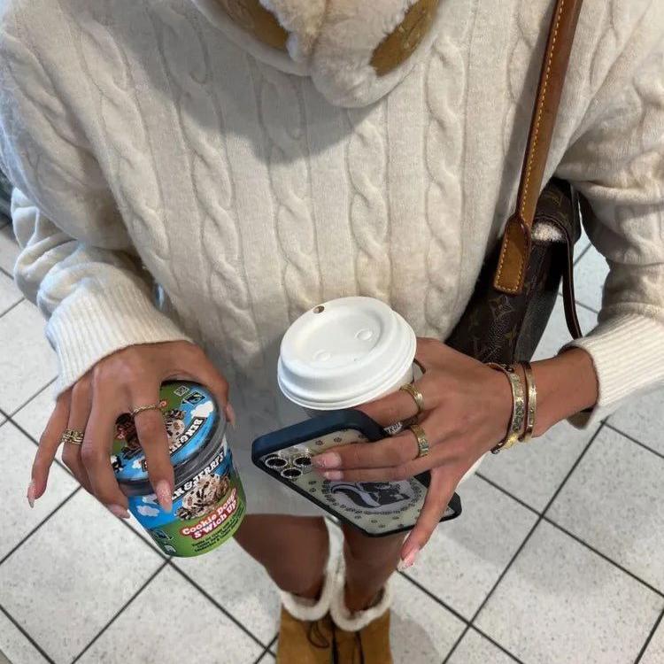 PULL LIA - Shyrz - streetwear - y2k - casual - vanilla 