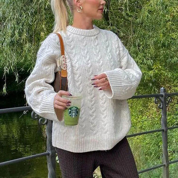 PULL VICTORIA - Shyrz - streetwear - y2k - casual - vanilla 
