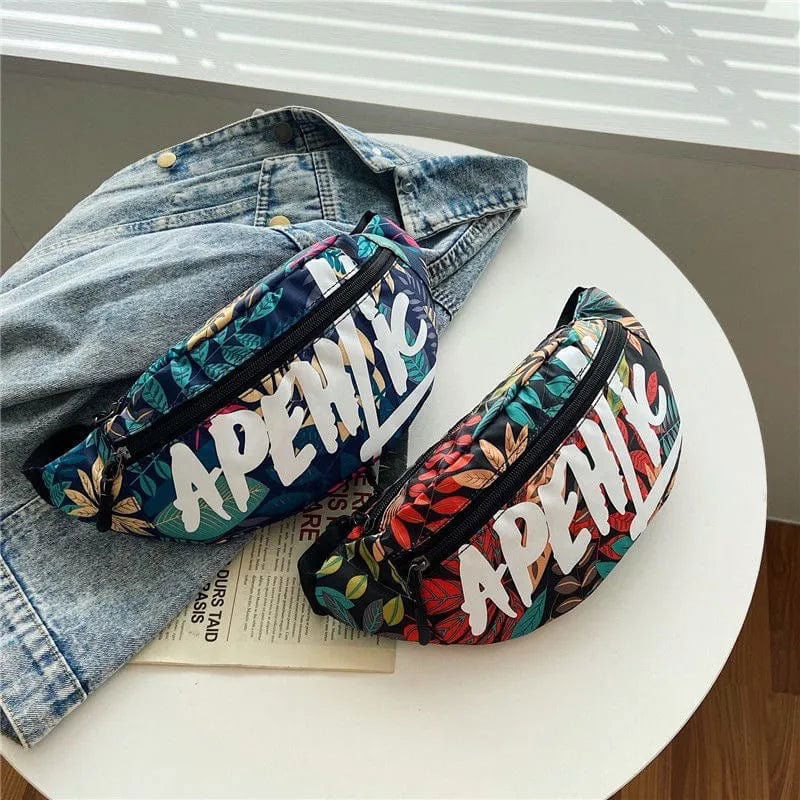 SACOCHE "APEHLIC" - Shyrz - streetwear - y2k - casual - vanilla 