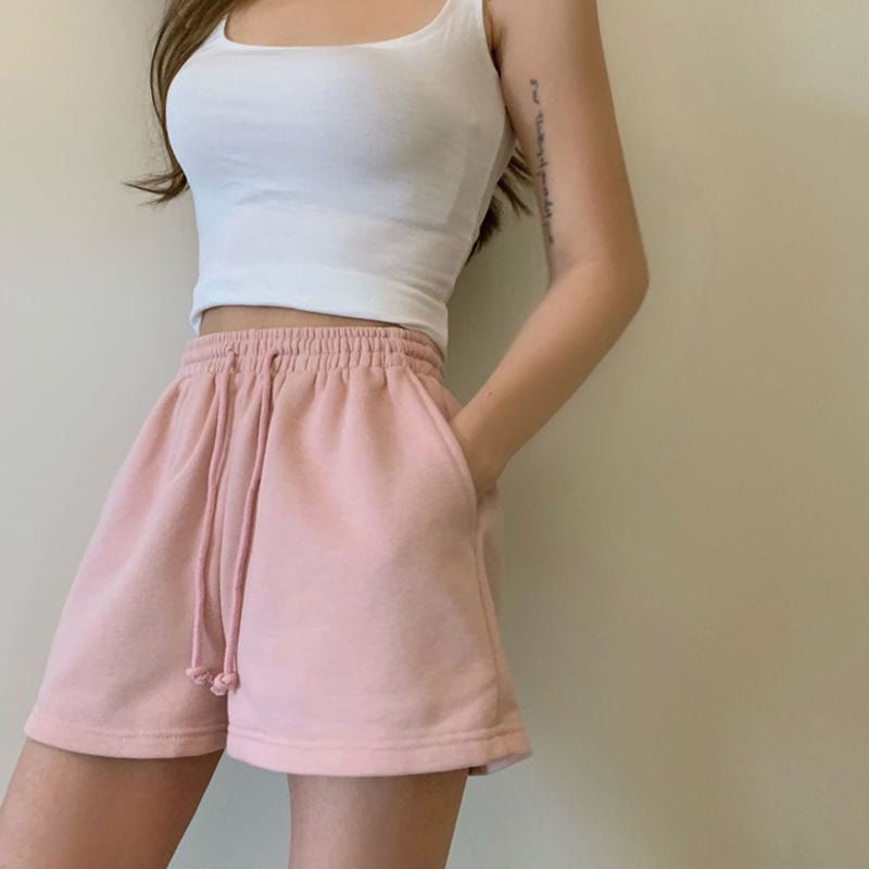 SHORT COZY - Shyrz - streetwear - y2k - casual - vanilla 