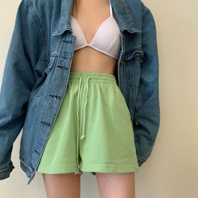 SHORT COZY - Shyrz - streetwear - y2k - casual - vanilla 