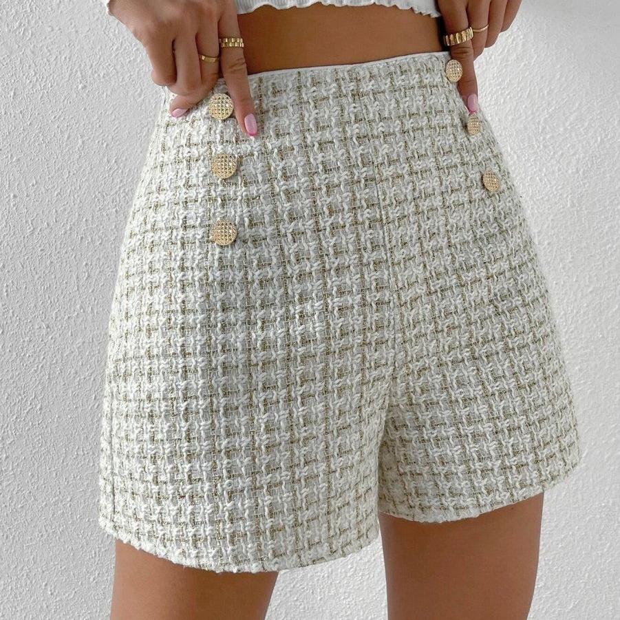 SHORT JEANNE - Shyrz - streetwear - y2k - casual - vanilla 