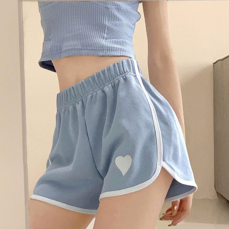 SHORT "LOVE" - Shyrz - streetwear - y2k - casual - vanilla 