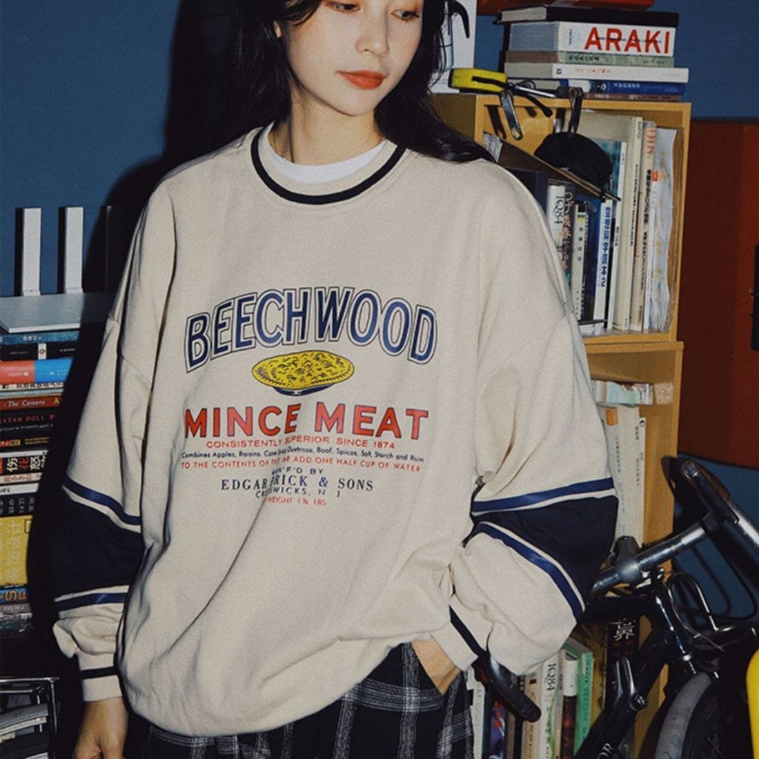 SWEAT "BECHWOOD" - Shyrz - streetwear - y2k - casual - vanilla 