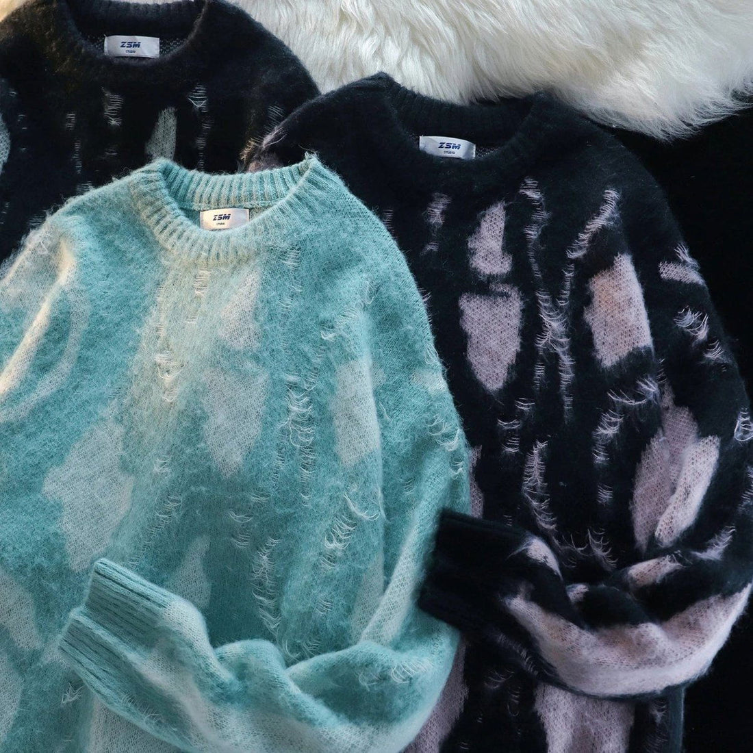 SWEAT "OCEAN" - Shyrz - streetwear - y2k - casual - vanilla 