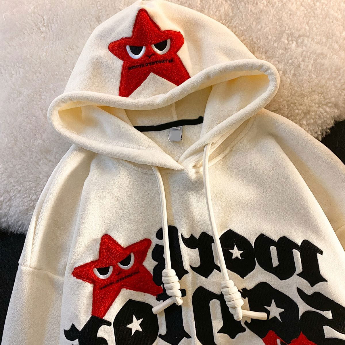 SWEAT ZIP "BADSTAR" - Shyrz - streetwear - y2k - casual - vanilla 