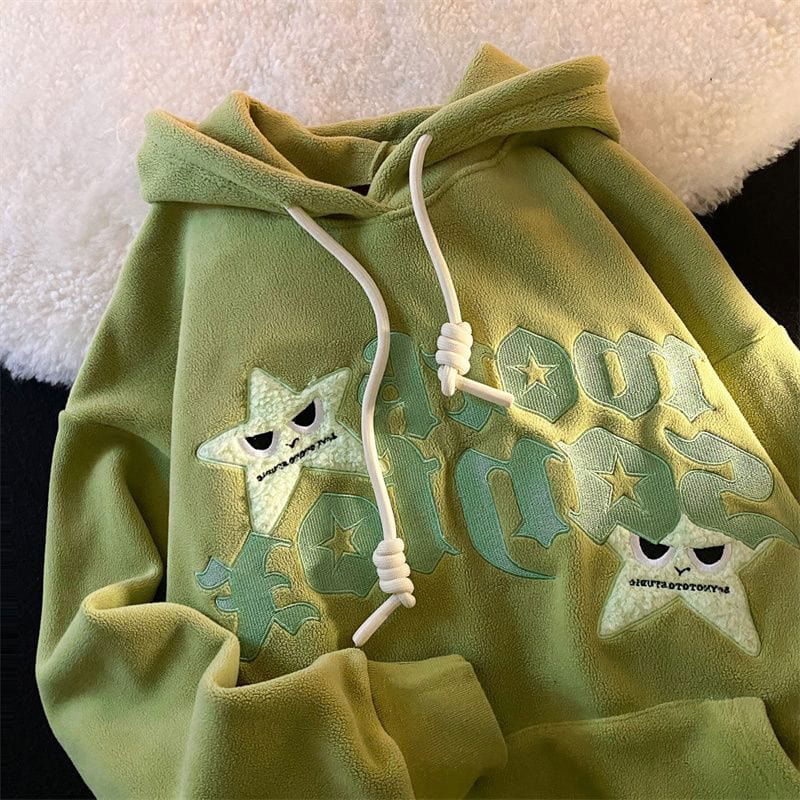 SWEAT ZIP "BADSTAR" - Shyrz - streetwear - y2k - casual - vanilla 