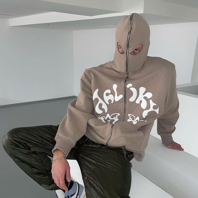 SWEAT ZIP "KALIKY" - Shyrz - streetwear - y2k - casual - vanilla 