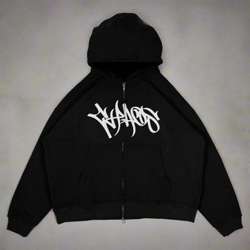 SWEAT ZIP "STRECH" - Shyrz - streetwear - y2k - casual - vanilla 
