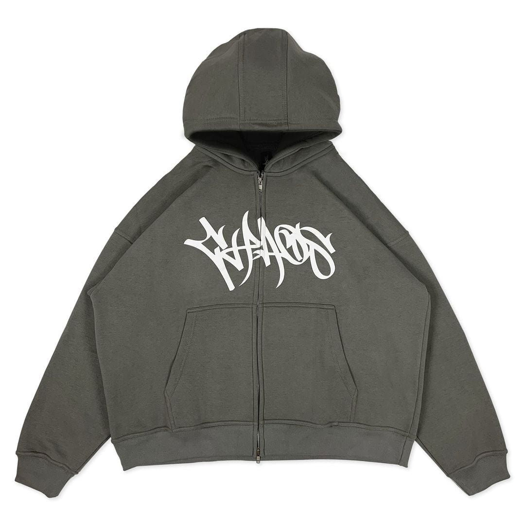 SWEAT ZIP "STRECH" - Shyrz - streetwear - y2k - casual - vanilla 