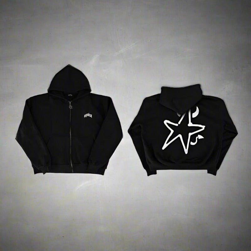 SWEAT ZIP "SYNICAL" - Shyrz - streetwear - y2k - casual - vanilla 