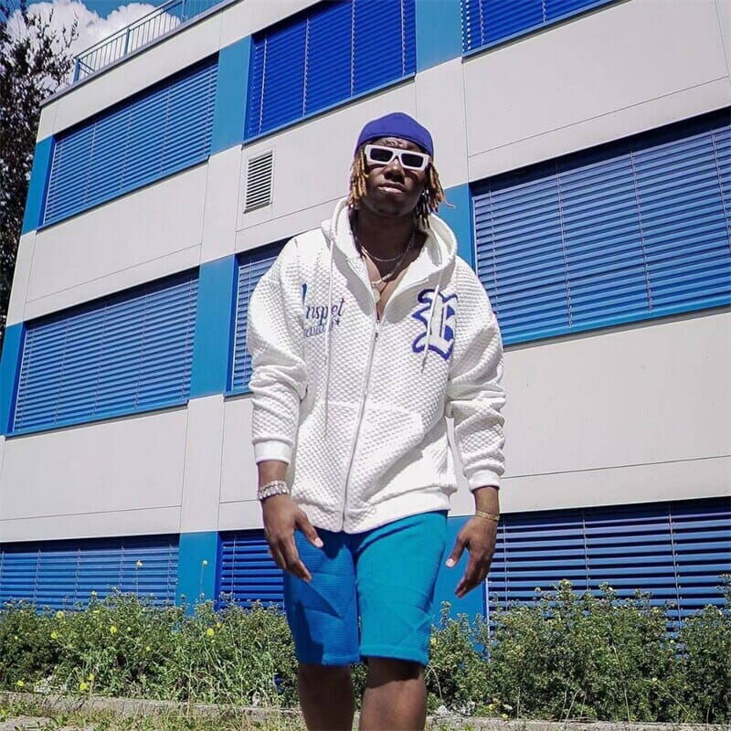 SWEAT ZIP "UNSPET REMIND" - Shyrz - streetwear - y2k - casual - vanilla 