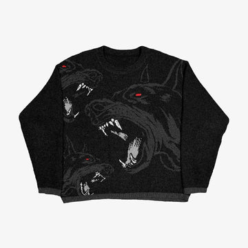 LAVORATO A MAGLIA "FEROCIOUS HOUNDS"