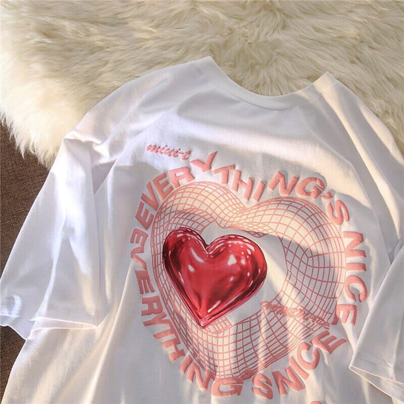 T-SHIRT "EVERYTHING" - Shyrz - streetwear - y2k - casual - vanilla 